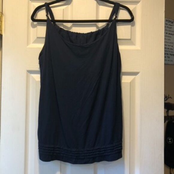 Soma Cool Nights XXL Spaghetti Strap Smocked Lounge PJ Tank Top Soft - Picture 1 of 9